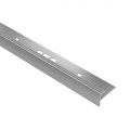 Product Schluter VINPRO-STEP-ACGB Brushed Chrome Anodised Aluminium Stair Nosing Profile 2.5m