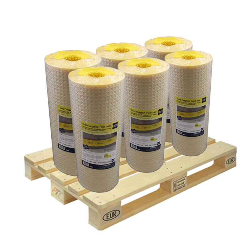 Dura Original Heat Mat Underfloor Heating Decoupling Membrane Pallet 6 x 15m2 Rolls