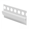 Product Genesis Plastic Vinyl To Tile Capping White EFU