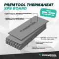 PREMTOOL ThermaHeat XPS 12mm Insulation Board 1200 x 600mm Full Pallet (110 Boards)