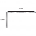 Genesis NSL01 Slimline Aluminium Stair Nosing 2.46m