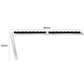 Genesis NSL10 Slimline Aluminium Stair Nosing Tredsafe Insert 2.77m