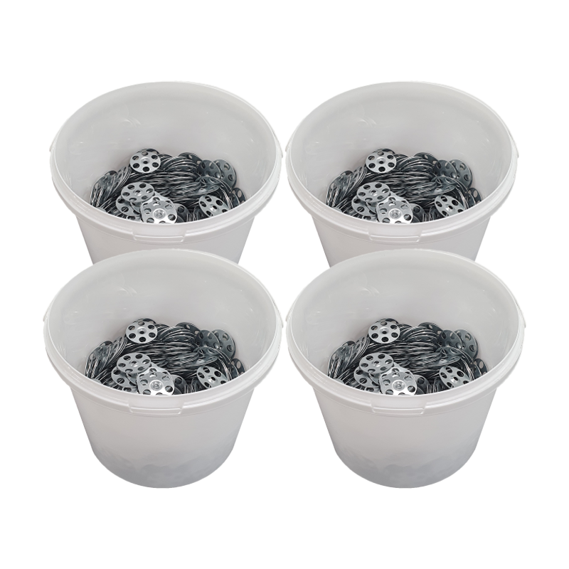 PREMTOOL Galvanised Board Washers X4 Buckets (2000 Washers)