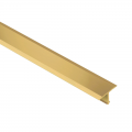 Schluter RENO-T-M Flooring Transition T Bar Brass 1.0m Length