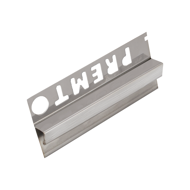PREMTOOL 316 Grade Brushed Stainless Steel 10mm Vinyl To Tile Capping 2.5m TTVSS10B