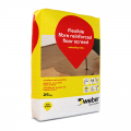 Product Weber Weberfloor Flex Flexible Fibre Reinforced Floor Screed 25kg