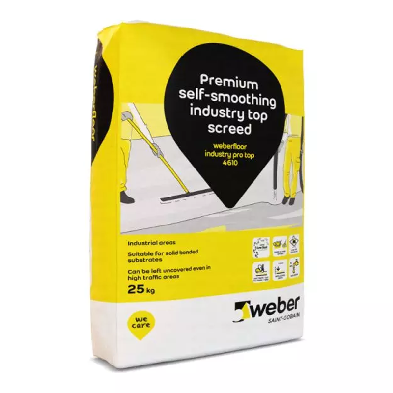 Weber Weberfloor Industry Pro Top 4610 Self-Smoothing Levelling Compound 25kg