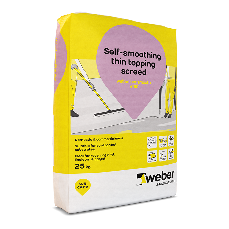 Weber Weberfloor Smooth 4150 Self-Smoothing Levelling Compound 25kg